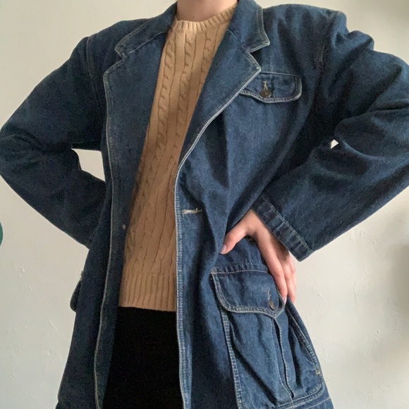Vintage Jackets & Blazers - Vintage Denim Liz Wear Jean Jacket